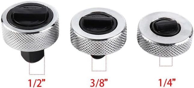Mini Metal Palm Finger Wrench Reversible Ratchet Sockets 1/4“ 3/8” 1/2”