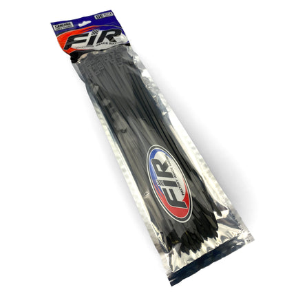 Nylon Cable Zip Ties - Silver, 300mm x 4.8mm - Pack Of 100
