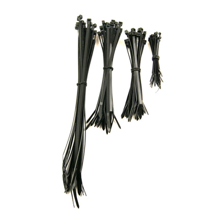 Nylon Cable Zip Tie - 100 Set, 100/160/200/300mm - 25 Of Each
