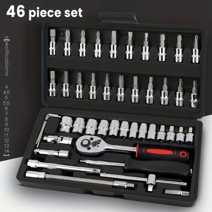 SOCKET SET 38pce. 1/4 Drive