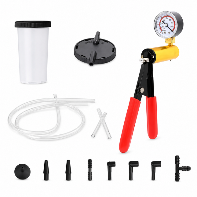 Brake Fluid Bleeder Hand Tool Vacuum Pump Pressure Tester