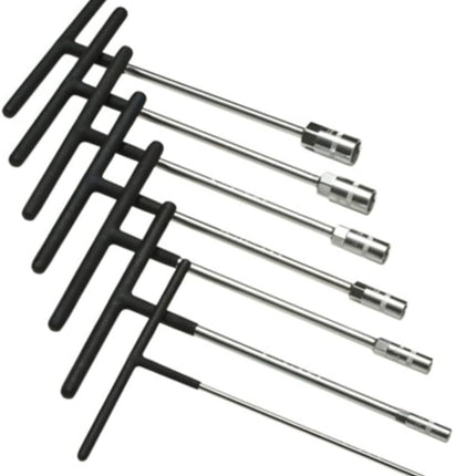 Rubber Coated T-handle Set Of 7 Sockets