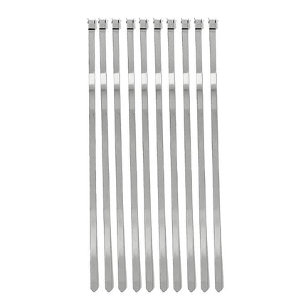 6mm x 48cm Cv Boot Band Clamp Straps Stainless Steel - Pack Of 10