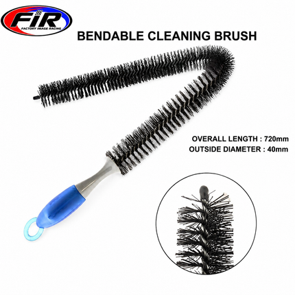 Fork & Exhaust Cleaning Brush Long Reach Flexible Brush 28''