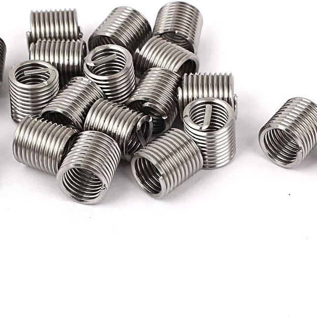 Thread Inserts M8 1.25mm 2D 10.6mm Stainless Steel Pack Of 25