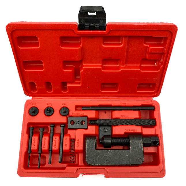 Chain Breaker & Rivet Cutting Kit 420-630 Pitch 2mm 3mm 4mm Pins