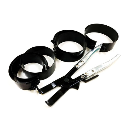 Piston Ring Compressor Set 7pc 73-111mm With Plier - Toolzone KDPAU007