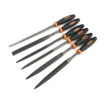 Warding File Set 6PC Bearing Steel 175 x 5mm - Toolzone KDPWW203
