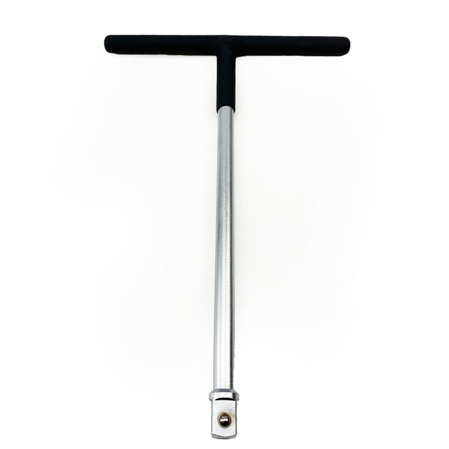 T-handle 1/2 Square Drive Socket Wrench With Rubber Grip