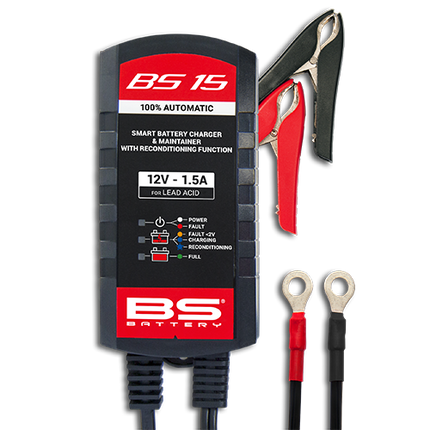 Battery Charger Smart 12V 1.5A, Bs 15 Charger, 700510, 12V, !!! *** Eu Socket *** !!!