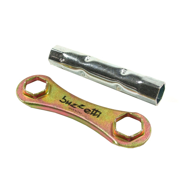 Plug Wrench 16-18mm x 120, Double Hexagon Buzzetti 4854