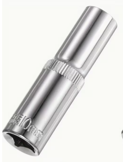 Deep Socket 10mm 3/8-INCH Drive 6-POINT Metric 63mm Long