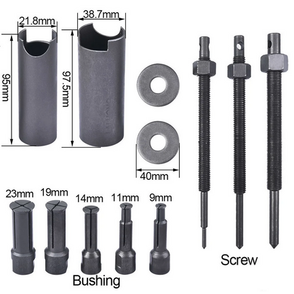 Blind Hole Inner Internal Bearing Puller Extractor Removing Tool Kit