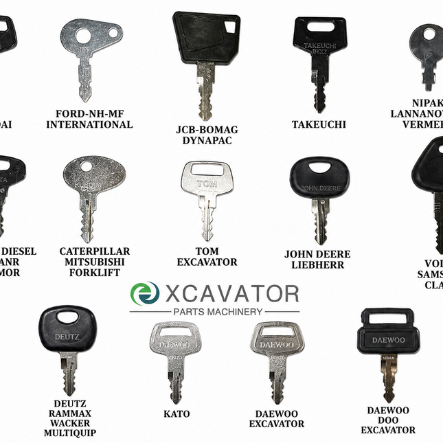 Equipment Ignition Key Set 23pcs For Cat Komatsu John Deere Case Jcb Excavators Dozers Forklifts