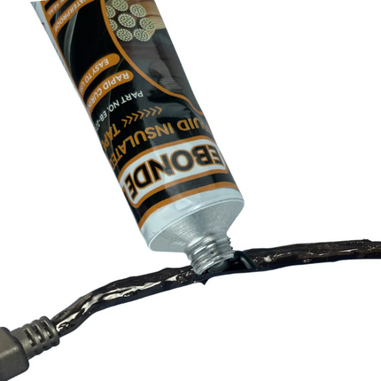 Liquid Electrical Tape Rubber Insulating Cable Wire Coat Adhesives Sealer Black 50g