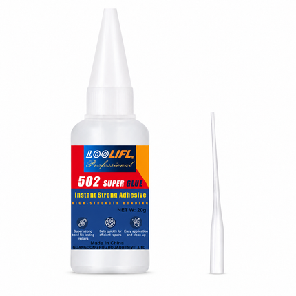 Instant Glue Loolifl Super 502 20ml Extra Strong Fast Dry Cyanoacrylate Adhesive