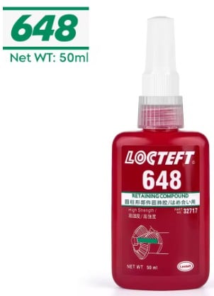 Retaining Compound 648 High-strength Urethane Methacrylate 50ml Bottle