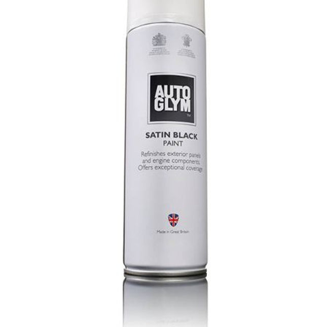 Satin Black Spray Paint 450ml Aerosol Autoglym 25012B