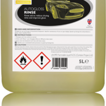 Autogloss Rinse Aid 5L Autoglym 31005
