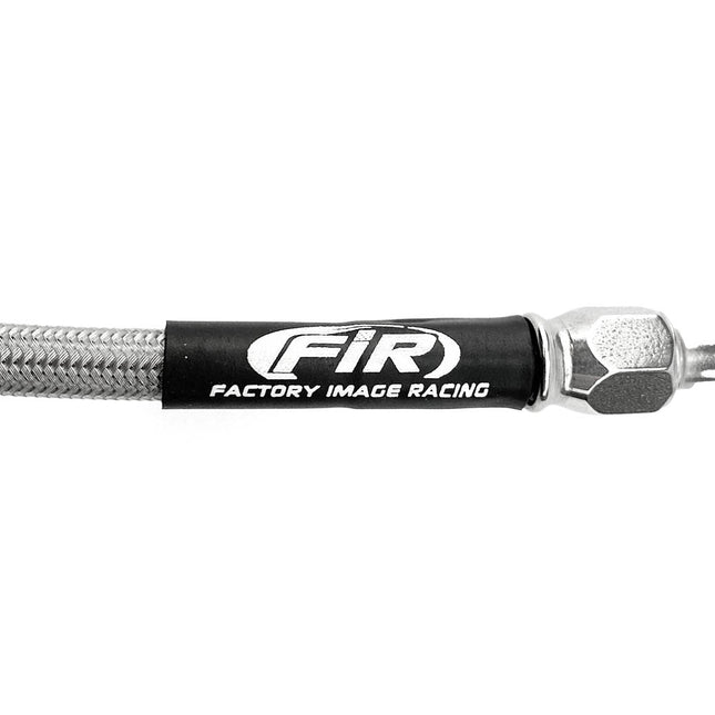 Hose Rear Brake Silver / Blk Yamaha YFZ450 2004-2009