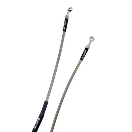 Hose Front Brake Silver / Black, MC125/250 2024-25 Gas Gas, Venhill G06-1-011/P-CL