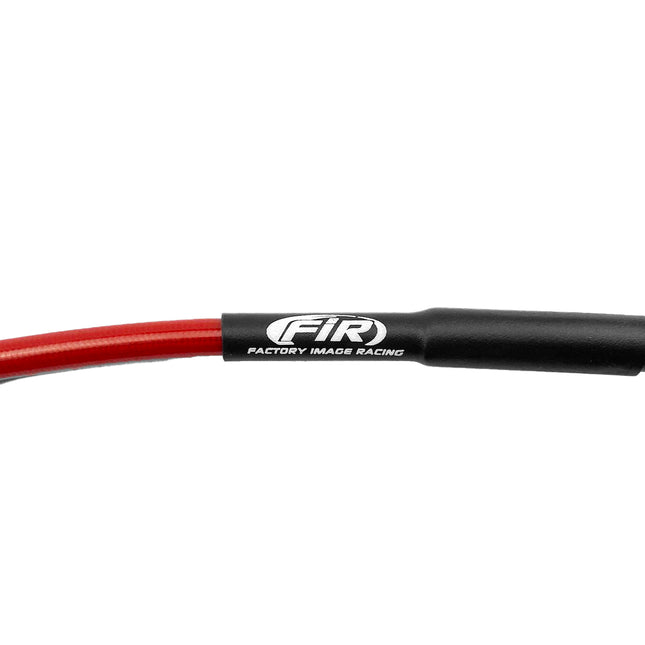 Hose Front Brake Red / Black, KX Kxf RM RMZ Rmx 250 450