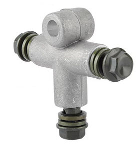 Hydraulic 3-WAY Coupling Tee Brake Hose Adaptor Pipe Fitting 10mm