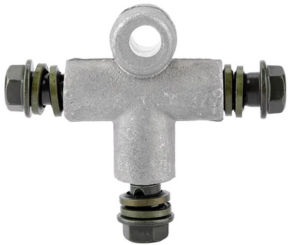 Hydraulic 3-WAY Coupling Tee Brake Hose Adaptor Pipe Fitting 10mm