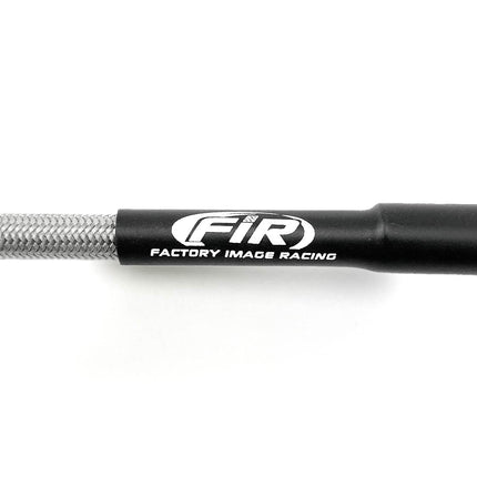 Rear Brake Hose Silver / Blk, Venhill Y01-2-047/P YZ 250F 2024, YZ 450F 2023-24, BHR-25873-00-00