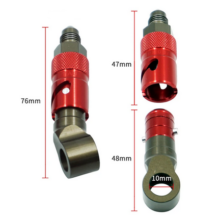 M10 20° Banjo Quick Disconnect Dry Break 600-03 AN3 Fitting Buildaline