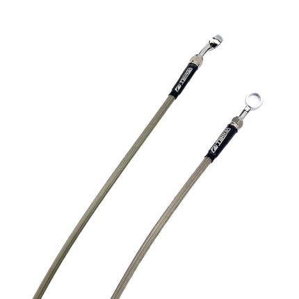 Hose Front Brake Silver / Blk, Venhill B05-1-011/P-CL, Beta