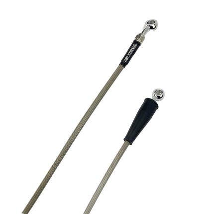 Hose Front Brake Silver / Blk, Venhill B05-1-007/P-CL, Beta