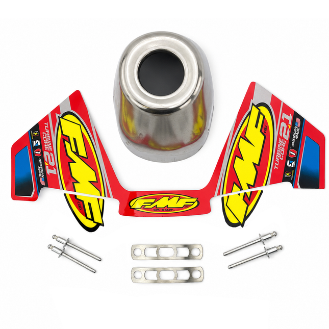 Turbine Core 2.1 Replacement Slash Cut Stainless End Cap Cone 1.250