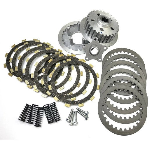 Clutch HD Springs Plates Hub Kit 87-11 Yamaha Big Bear Kodiak Moto 4 Raptor Warrior 350 400
