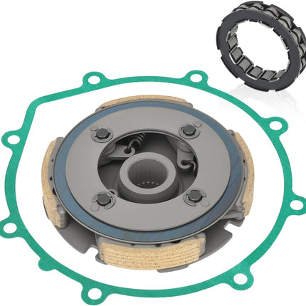 Wet Clutch Carrier & One Way Bearing w/ Gasket Yamaha Bruin Grizzly Wolverine 350 YFM350 2004-2012 5UH-16620-00-00