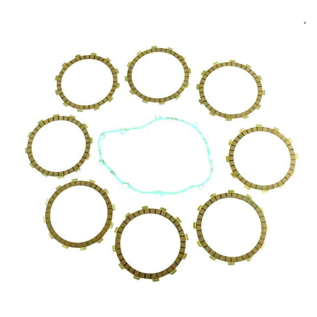 Clutch Friction Plate Set KTM LC4 540 98-00, Athena P40230041, With Gasket