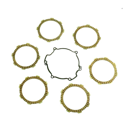 Clutch Friction Plate Set Kawa KX85 01-22, Athena P40230058, With Gasket