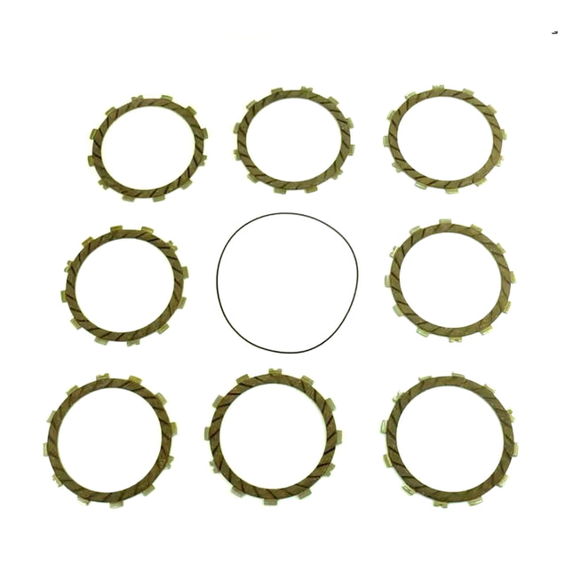 Clutch Friction Plate Set Suzuki RM125 02-08, Athena P40230061, With Gasket