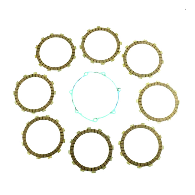 Clutch Friction Plate Set Yamaha WR450F 05-14, Athena P40230078, With Gasket