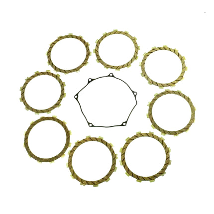 Clutch Friction Plate Set Suzuki RM-Z250 07-22, Athena P40230082, With Gasket