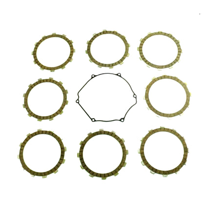 Clutch Friction Plate Set Suzuki RM-Z450 08-22, Athena P40230083, With Gasket