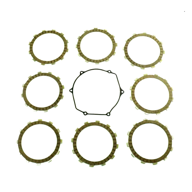 Clutch Friction Plate Set Suzuki RM-Z450 05-07, Athena P40230084, With Gasket