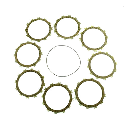 Clutch Friction Plate Set Suzuki RM250 06-08, Athena P40230085, With Gasket