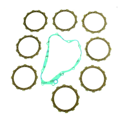 Clutch Friction Plate Set Suzuki RM125 92-01, Athena P40230087, With Gasket