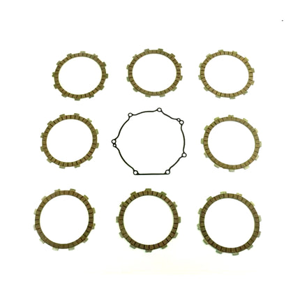 Clutch Friction Plate Set Kawa KX450F 06-15, Athena P40230095, With Gasket