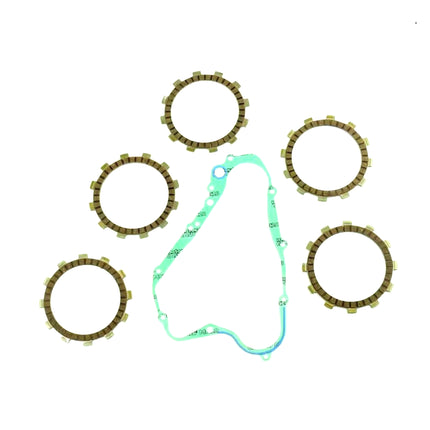 Clutch Friction Plate Set Suzuki RM85 02-22, Athena P40230110, With Gasket
