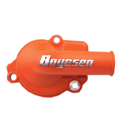 Water Pump Cover 16-18 SX125 KTM, Supercooler Boyesen WPK-41B, Orange