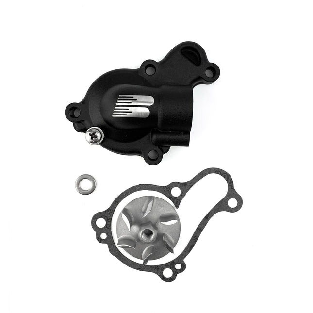 Water Pump Cover 19-25 YZ250F, Supercooler Boyesen WPK-37CB, Black