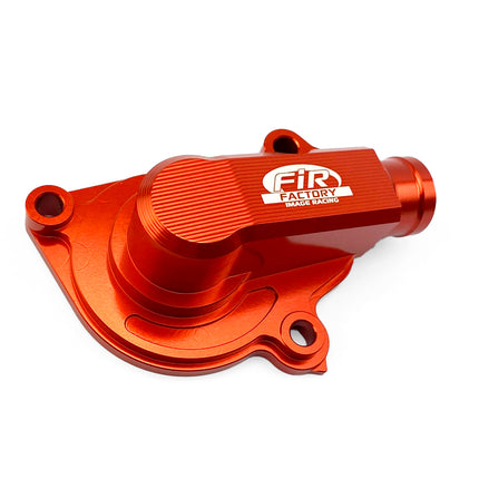 Water Pump Cover 2023 KTM 2T, FIR ASWPC-29, Billet Alloy Orange, Standard Water Pump Cover