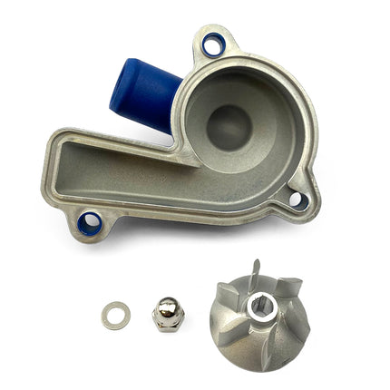 Water Pump Cover Blue 23-24 KTM 250/350 Sx-f, Boyesen WPK44CL Supercooler